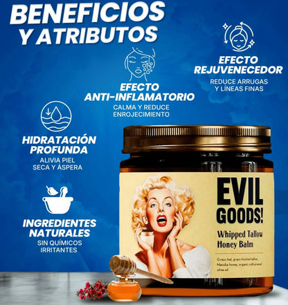 EVIL GOODS ORIGINAL - Bálsamo de miel y sebo de res 100% ORIGINAL