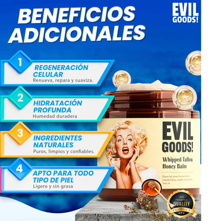 EVIL GOODS ORIGINAL - Bálsamo de miel y sebo de res 100% ORIGINAL